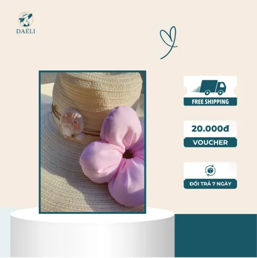 scrunchies hoa xốp